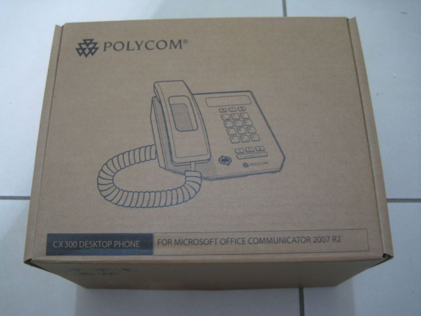 Polycom CX300 Desktop Phone   BRAND NEW  