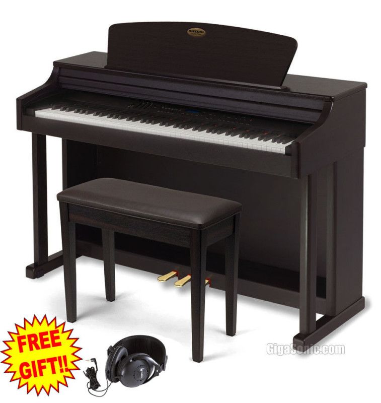 SUZUKI DP 77RW DIGITAL PIANO ROSEWOOD NEW FREE BENCH  