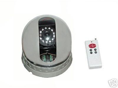 CCTV Pan Tilt Dome Camera IR SONY CCD w/Remote Control  