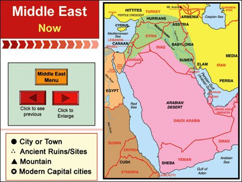 Then and Now Bible Maps PowerPoint CD ROM  