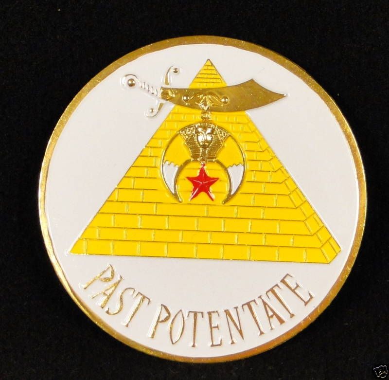 Past Potentate Shrine Car Emblem  3  