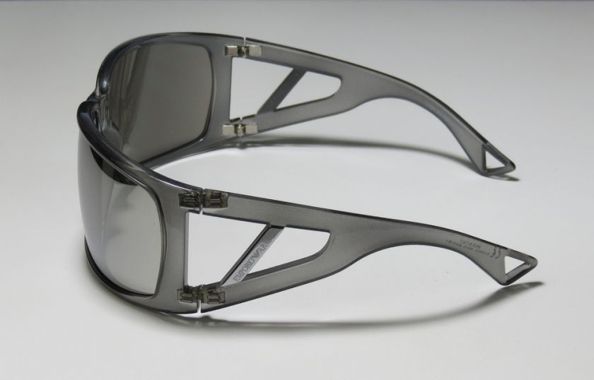 NEW EMPORIO ARMANI 9384 MIRRORED/REFLECTIVE GRAY SUNGLASSES/GLASSES 