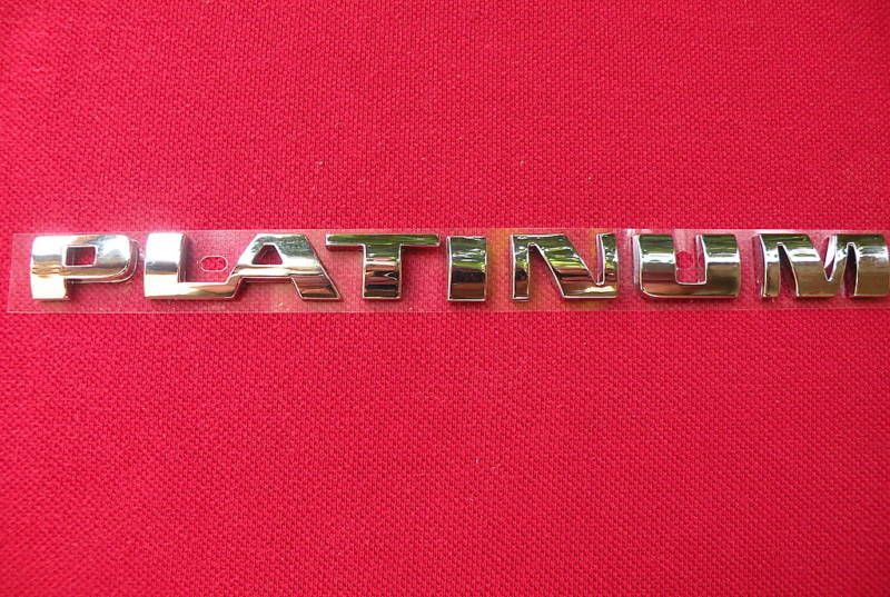 CADILLAC PLATINUM EMBLEM NEW RARE ESCALADE DEVILLE DTS  