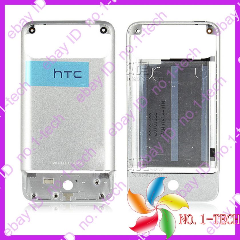 FACEPLATE HOUSING CASE COVER BEZEL FOR HTC Legend A6363 G6 SILVER 