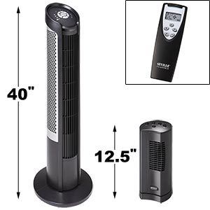 Seville Classics UltraSlimline Tower & Personal Fan  