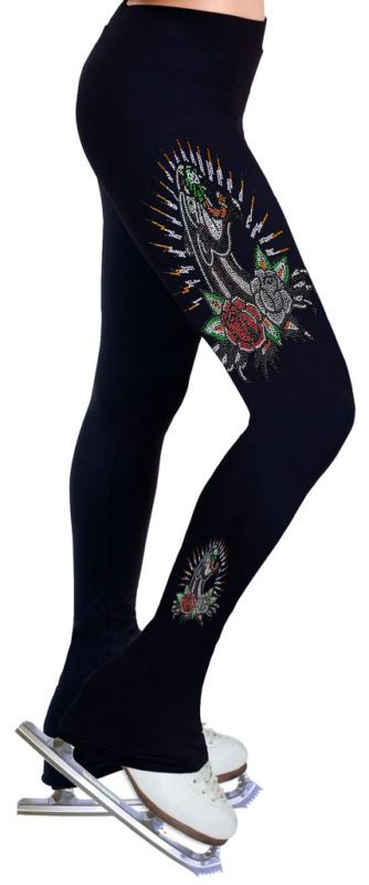 Ice Figure Skating Dress Pants w/Rhinestone R99  