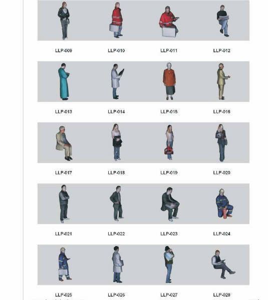 118 LOW POLY PEOPLE 3D MODELS 3ds/obj   3D STUDIO MAX  