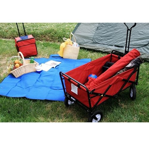 Mac Sports Collapsible Folding Utility Wagon Cart  