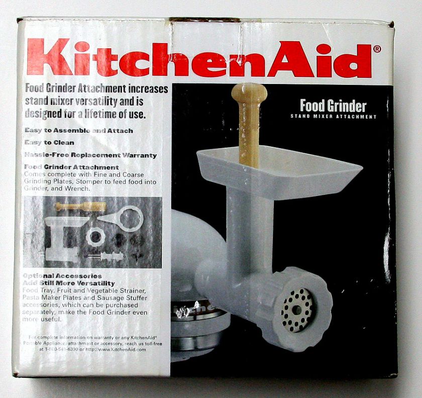 KitchenAid Food (Meat, Vegetables, Fruit) Grinder FGA Stand Mixer 