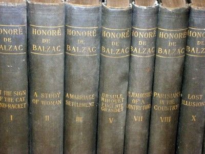   De BALZAC Works 16 Volumes First Translation into English Illustrate