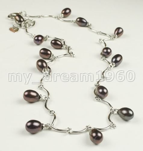 TRENDY ELEGANT CULTURED FRESHWATER PEARL NECKLACE  