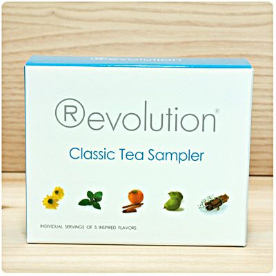 Revolution Herbal Tea Classic Tea sampler Chamomile,Mint,Chai,citrus 