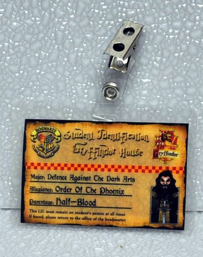 Harry Potter Student Id Badge  Gryffindor  