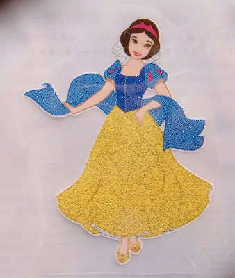 Snow White Iron On Heat Transfer Patch Applique 812  