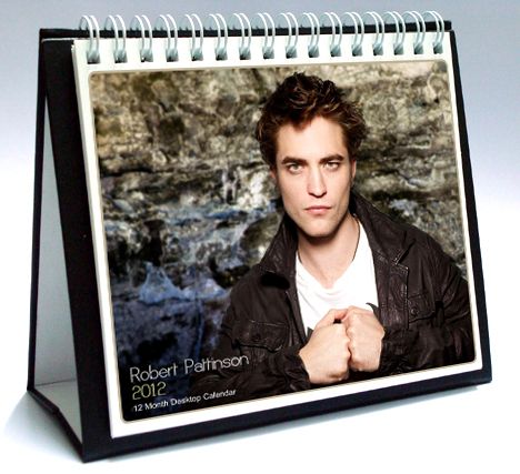 ROBERT PATTINSON 2012 DESKTOP HOLIDAY CALENDAR Twilight  