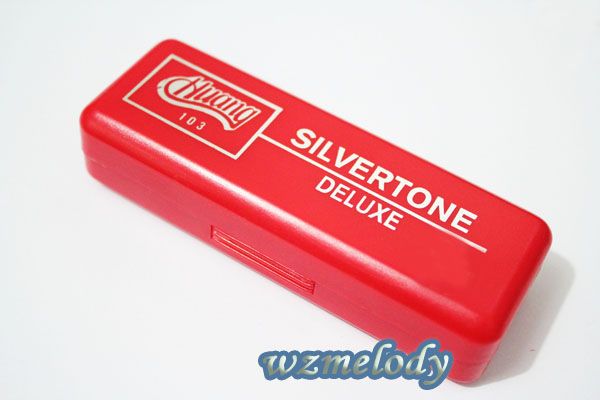 Huang#103 bronze Silver tone Harmonica C key  