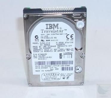 IBM Travelstar DJSA 210 6GB IDE Laptop Hard Drive  