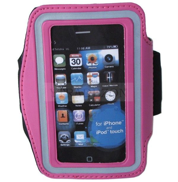   Arm Armband case protect for iPhone 4S 4 4G 3GS ipod touch rose  