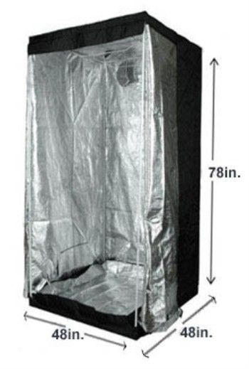   Reflective Interior Mylar Hydroponic Grow Tent Indoor Garden R  