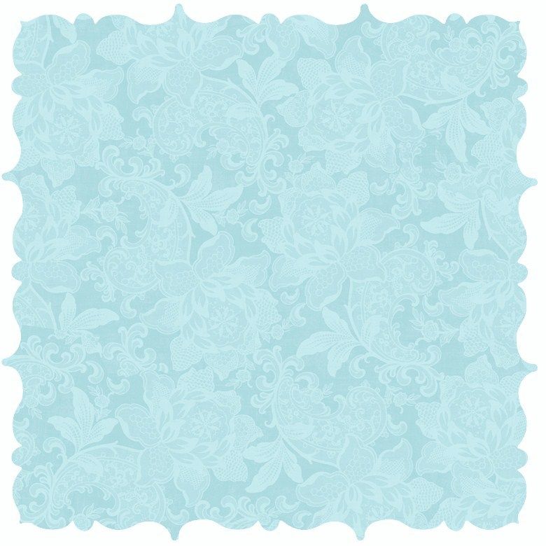 AUTUMN LEAVES die cut scrapbook paper BLUE TWIST 12X12  