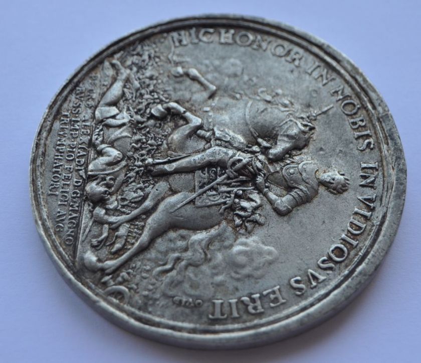 Imperial Russia Peter The Great POLTAVA BATTLE Antique Commemorative 