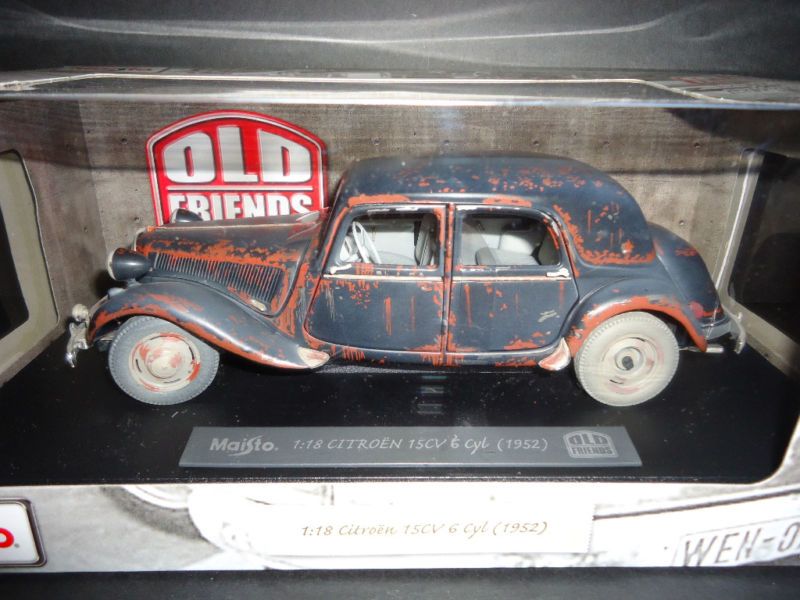 Maisto Citroen 15CV 1952 Black Old Friends 1/18  