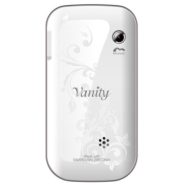 NGM Vanity Qwerty Bianco Cellulare Dual Sim più Custodia No Import 