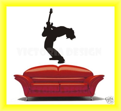 CUSTOM DECAL WALLPAPER LOGO STICKER Wii MUSIC ROCK STAR  