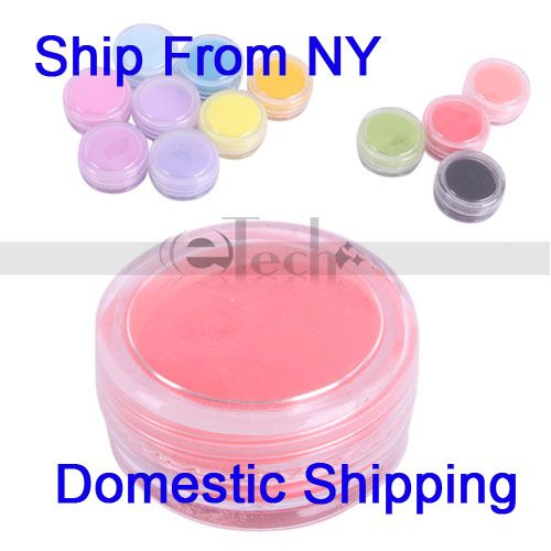 12 Mix Colors Acrylic Powder Builder Nail Art Set NEW  