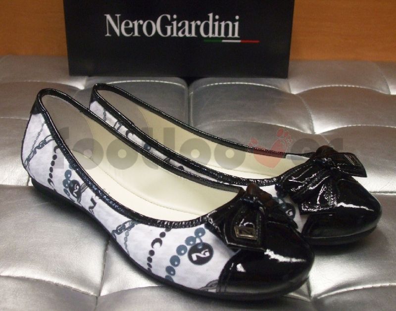 SCARPE BALLERINE NERO GIARDINI 672D 100 DONNA BLACK 36  