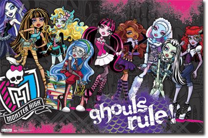 Monster High Poster Ghouls Rule 5467  