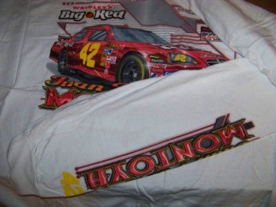 NASCAR JUAN PABLO MONTOYA WRIGLEYS BIG RED NEW 2 X L  