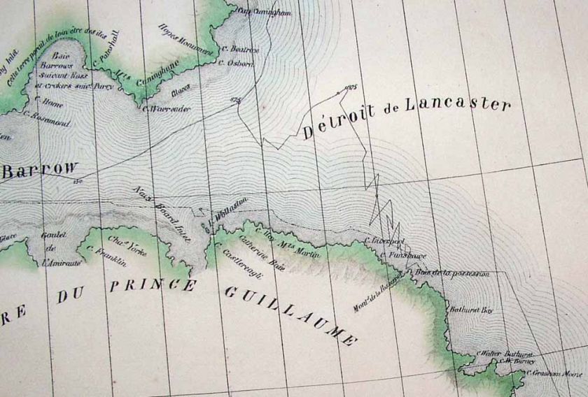 Curious notationregarding Prince Leopold Island observing that its 