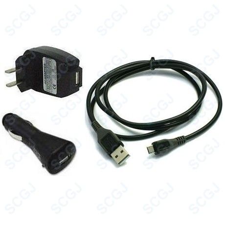 USB Cable+Car+Wall AC Power Charger For  Kindle Fire Tablet 