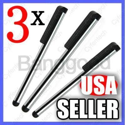   Stylus Pen Fr iPod iPhone 4S 4G 3GS iPad 2 Sony S1 Thrive tablet