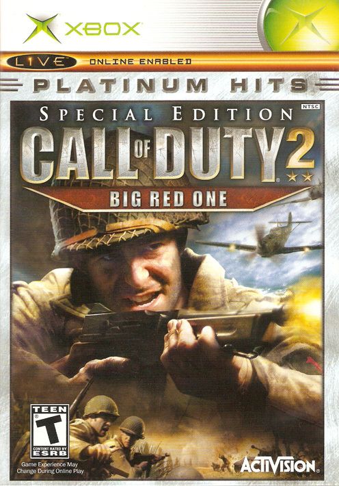 new Call of Duty 2 BIG RED ONE SPECIAL EDITION XBOX+360 047875810259 