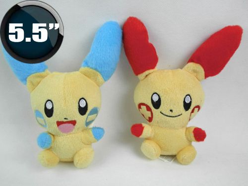 Pokemon PLUSLE MINUN Plush Doll toy   