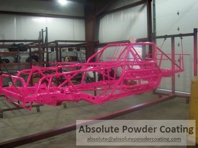 1lb. HIGH GLOSS Fluorescent Pink Powder Coating  