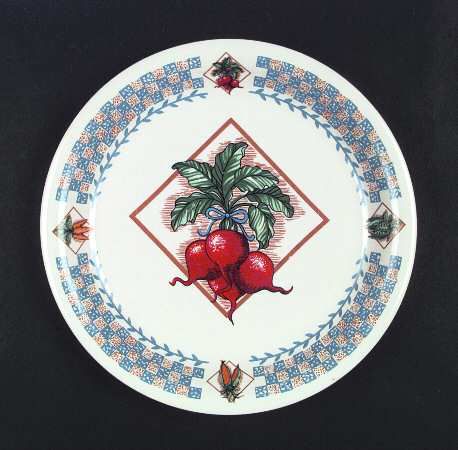 Dinner Plate in the Garden Fresh pattern by Tabletops Unlimited