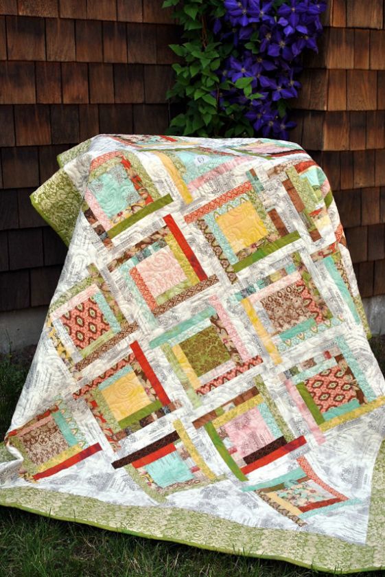 Moda precut patchwork QUILT PATTERN layer cake fast fun  