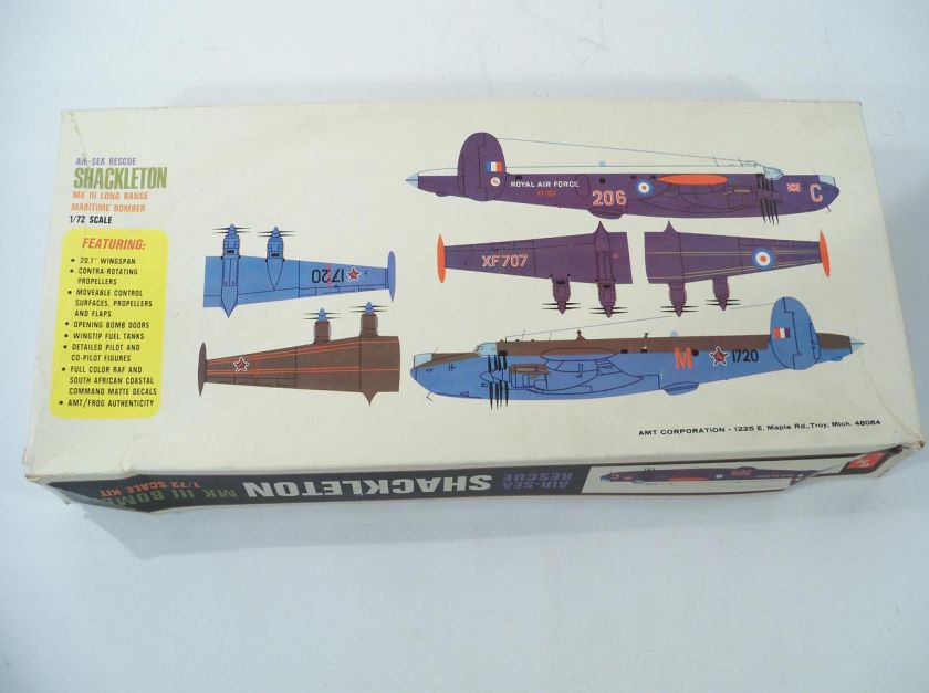 Frog Shackleton Mk III 1/72 Scale model Airplane Kit 3902 200  