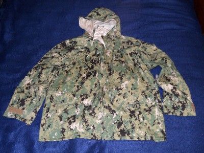 US Navy NWUIII AOR2 Digital Woodland Goretex Parka Jacket NSW SEAL SOF 