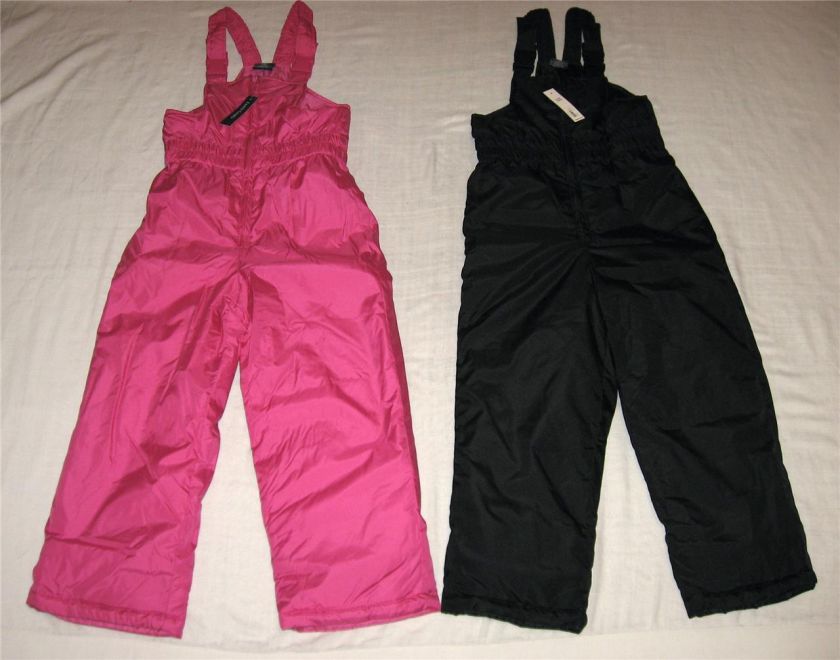 Snowboard SNOW BIB SKI PANTS Suit girls 4 5 6 7 8 10 12 14 16 NWT Pink 