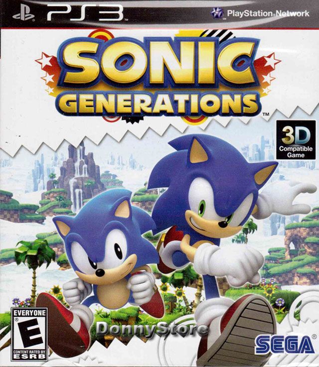 SONIC GENERATIONS PS3 GAME BRAND NEW REGION FREE   US 010086690552 