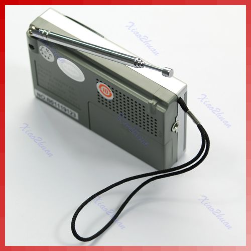 Mini Portable AM FM Pocket Radio 2 Bands Receiver DC 3V  