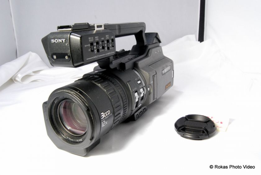 Sony Handycam DSR PD170 Camcorder 3CCD video NTSC system DVCAM AS IS 