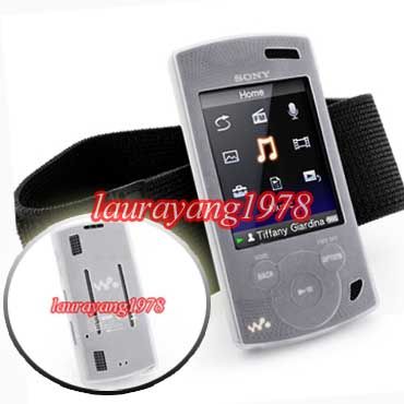 CL SILICONE SKIN CASE+ARMBAND for SONY WALKMAN NWZ S545  