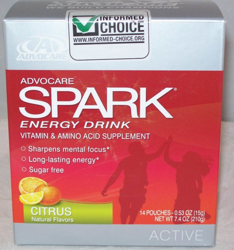 Advocare spark 14 pouches per box NEW STOCK All 7 flavors avalible 