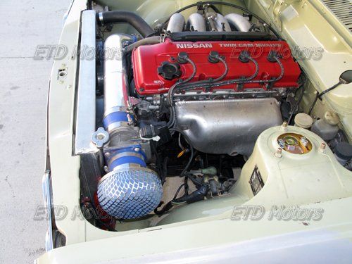 DATSUN 510 KA24DE Swap AL Radiator + SHROUD + 12 FAN  