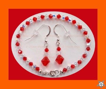   STERLING Silver Quinceanera Mis Quince SWEET 15 16 Gift *RED*  